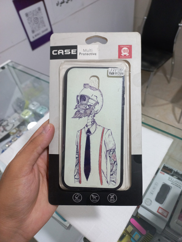 قاب طرح دار J7 PRO