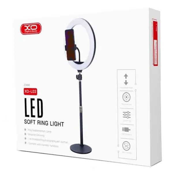 رینگ لایت ایکس او مدل XO L03 ZD666 - مشکی