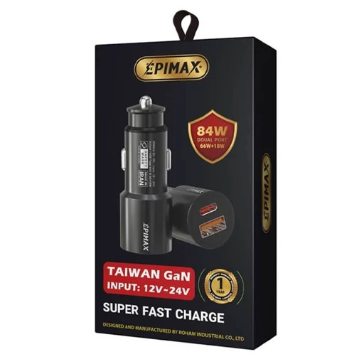 شارژر فندکی 84 وات سوپرفست EPIMAX مدل EU-159