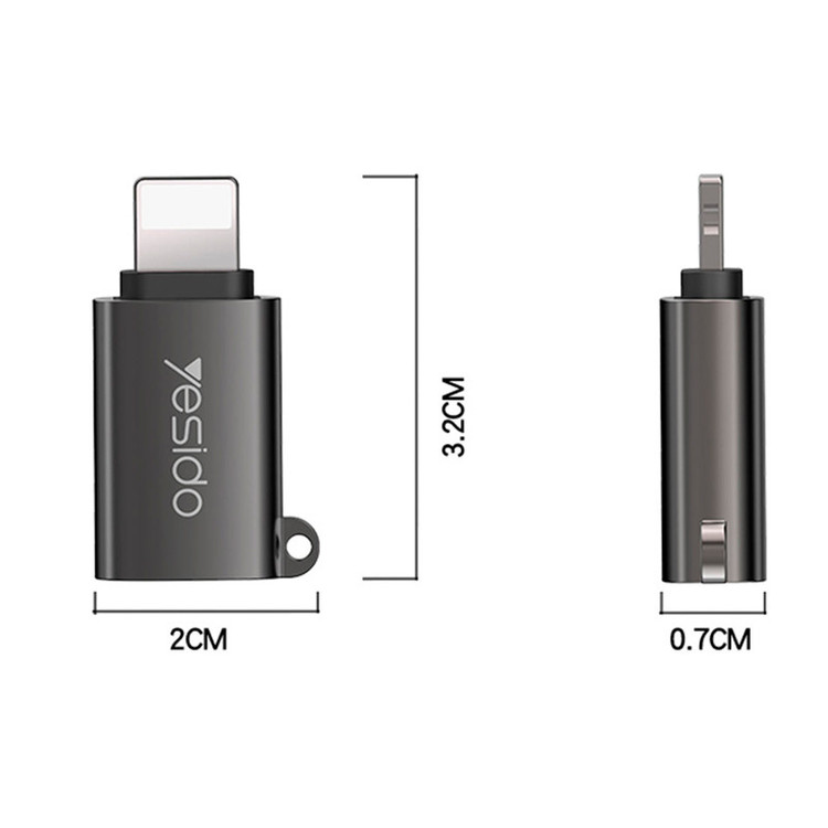 تبدیل USB3.0 OTG به لایتنینگ یسیدو GS14