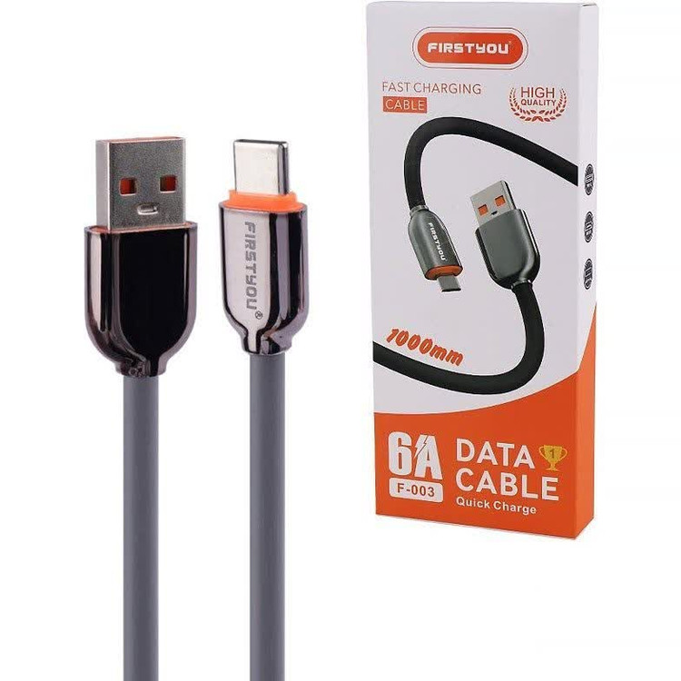 کابل میکرو تبدیل USB به USB-C فرست یو مدل F-003 طول 1 متر