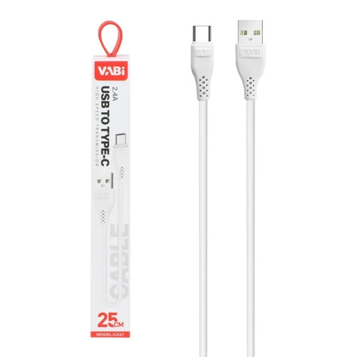 کابل تبدیل USB به USB-C وابی مدل CA27 طول 0.25 متر