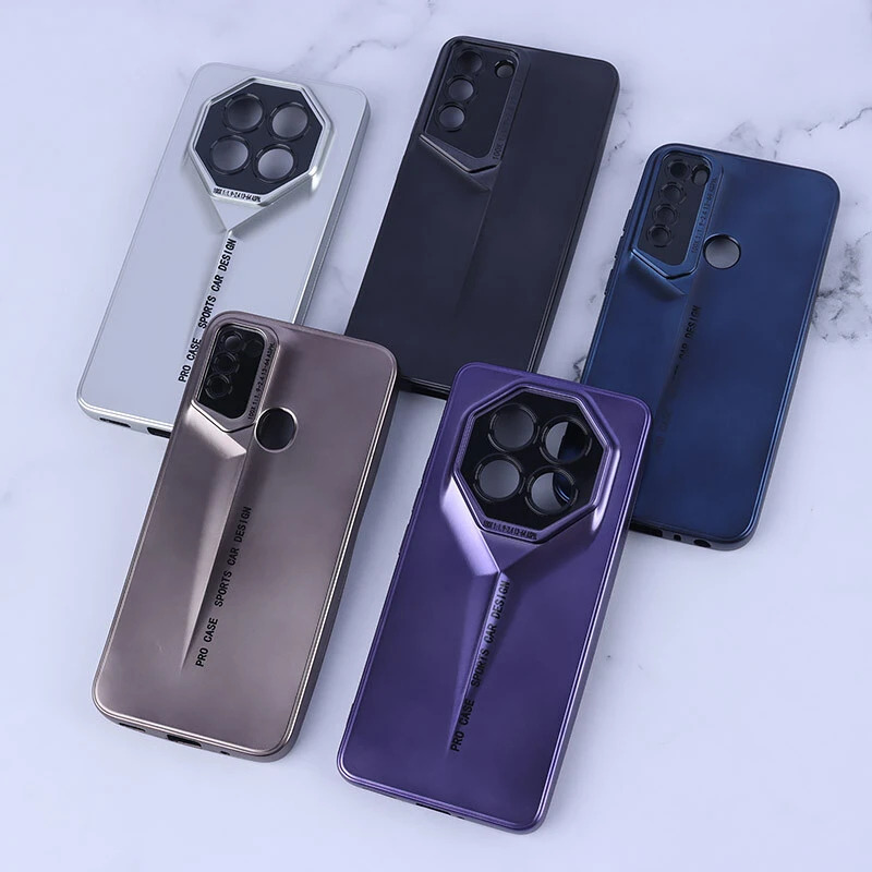 قاب پورش دیزاین Pro Case Sport طرح متالیک محافظ لنزدار POCO X7 PRO