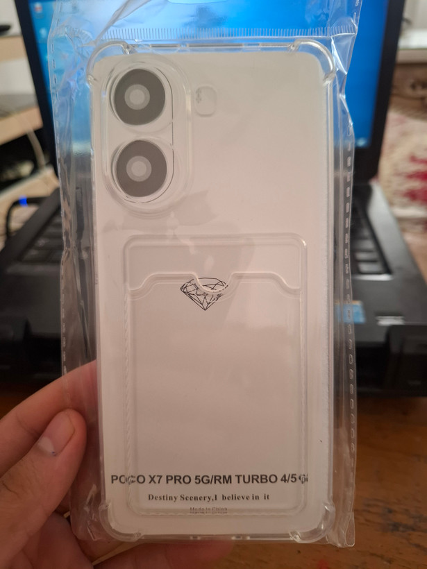 قاب ژله ای ضربه گیر جاکارتی دار شفاف X7 PRO